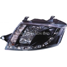 AUDI TT 99-06 Black Projector Headlamp w LED
